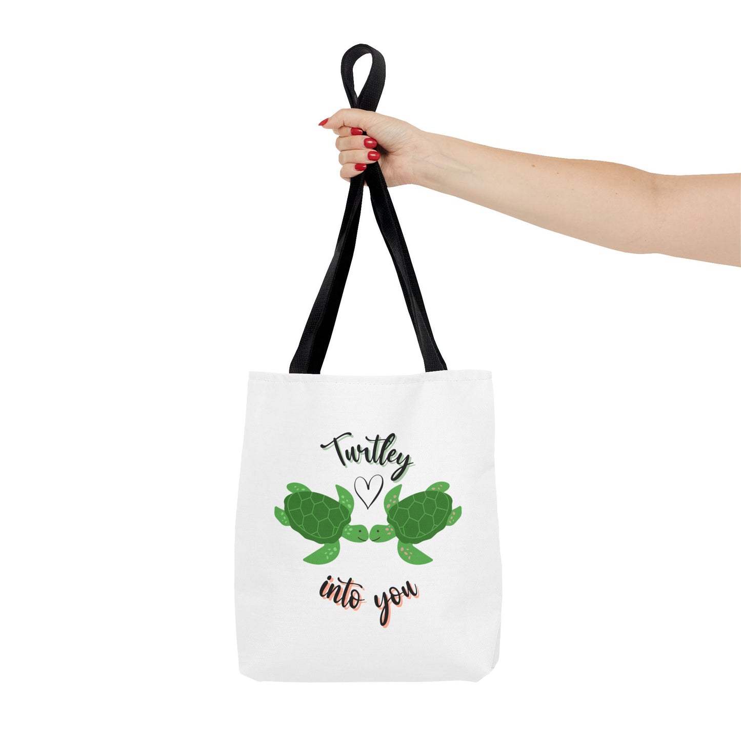 Unisex Cute Turtle Lover Turtley Into You Tote Bag