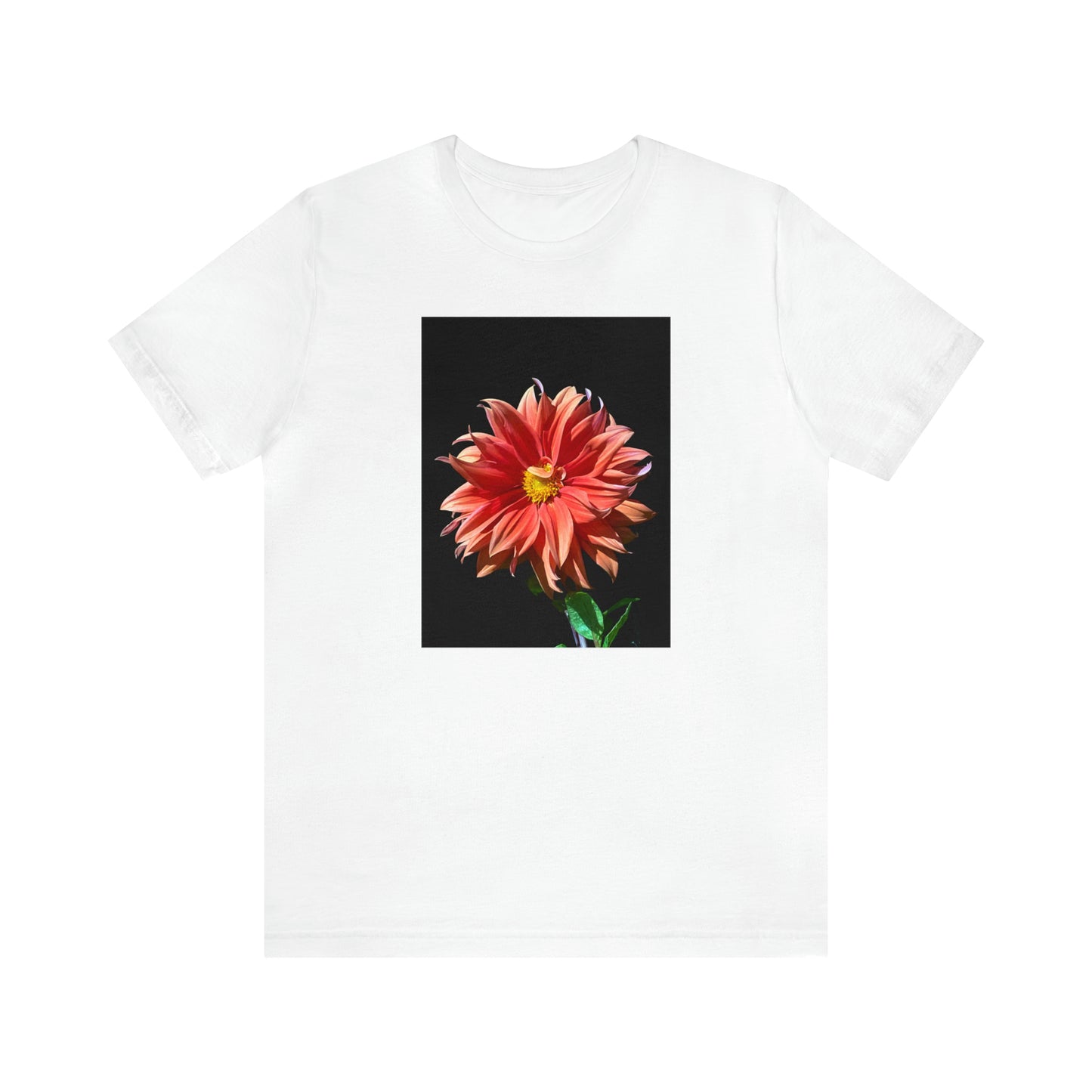 Unisex Jersey Short Sleeve Dahlia Flower T-Shirt