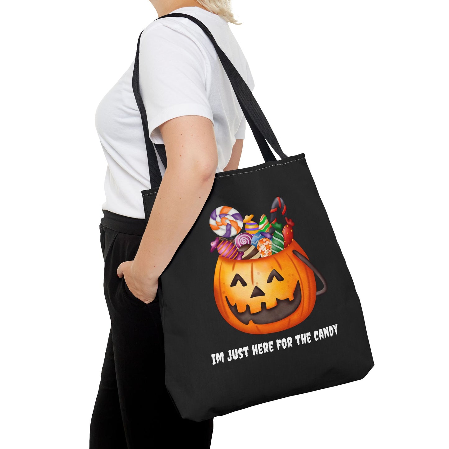 Cute  Pumpkin Themed Halloween Tote Bag Gift for Halloween Spooky Season Tote Trick or Treating Bag Halloween Tote Fall Bag Cute Tote Gift