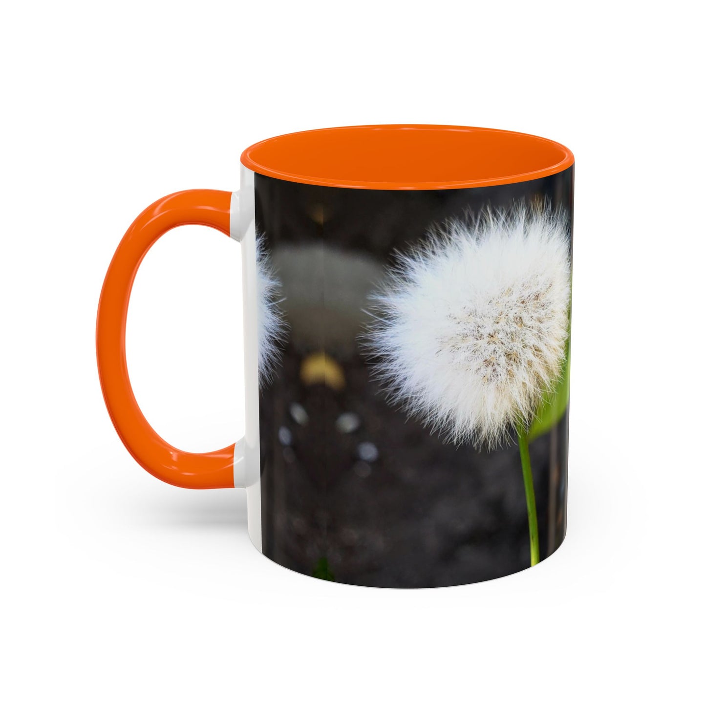 11oz/15oz Garden Themed Dandelion Flower Coffee Mug