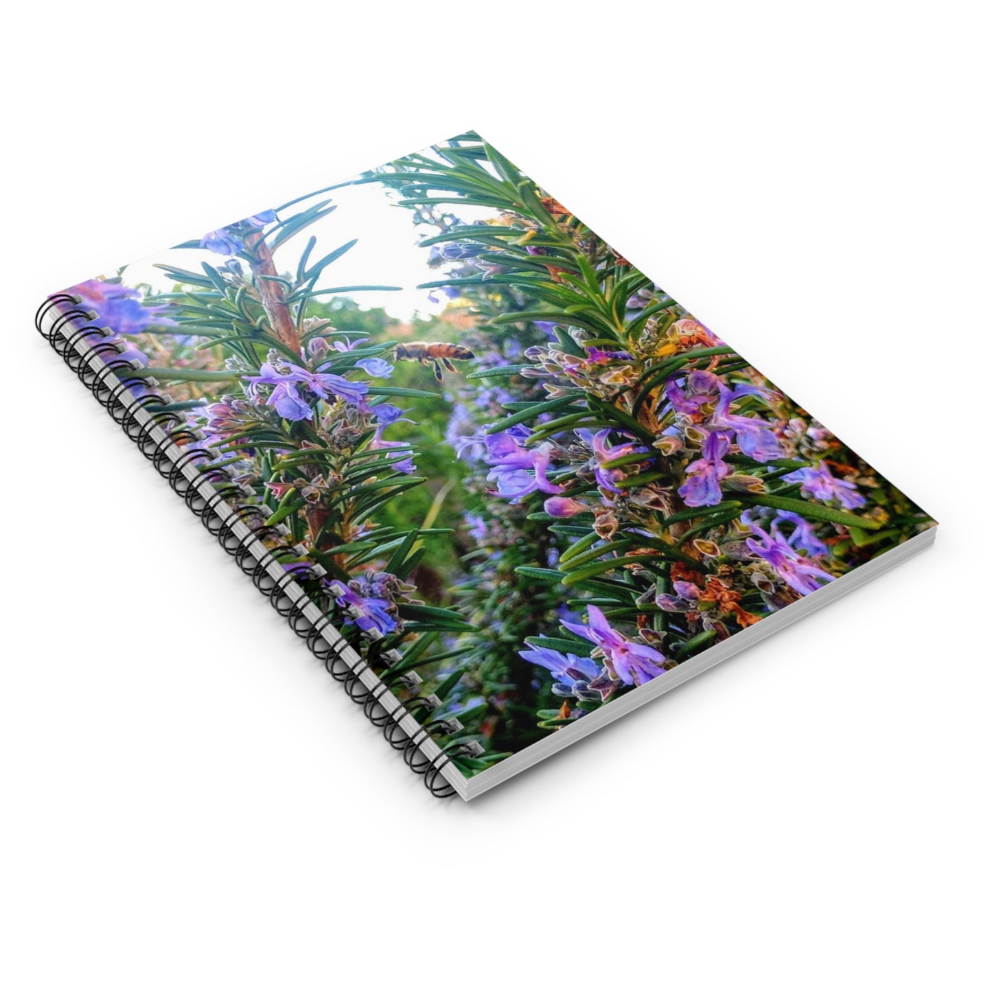 Spiral Notebook - Rosemary Bee Pollinator