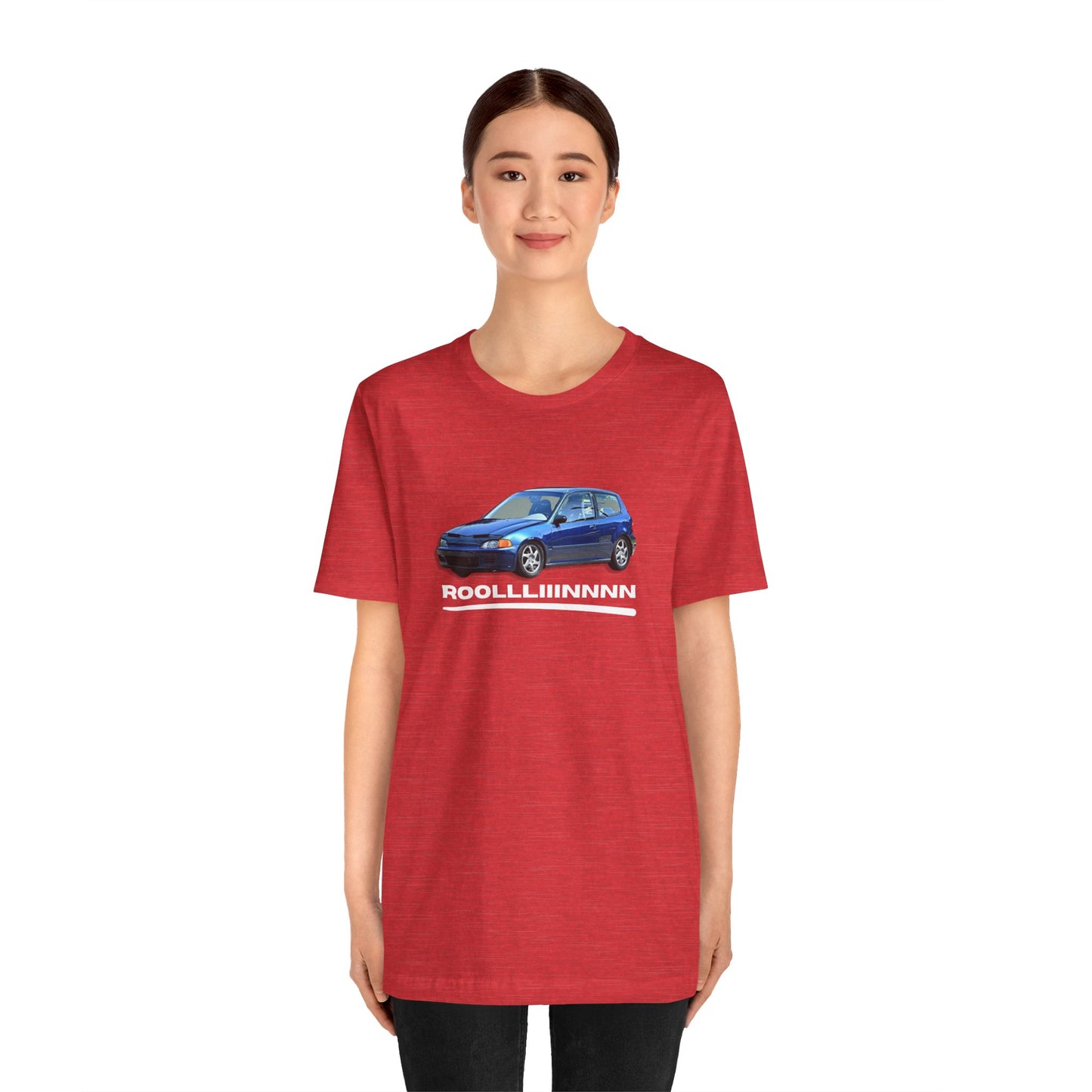 Unisex Jersey Short Sleeve Rolllllin Civic Hatchback Appreciation T-Shirt