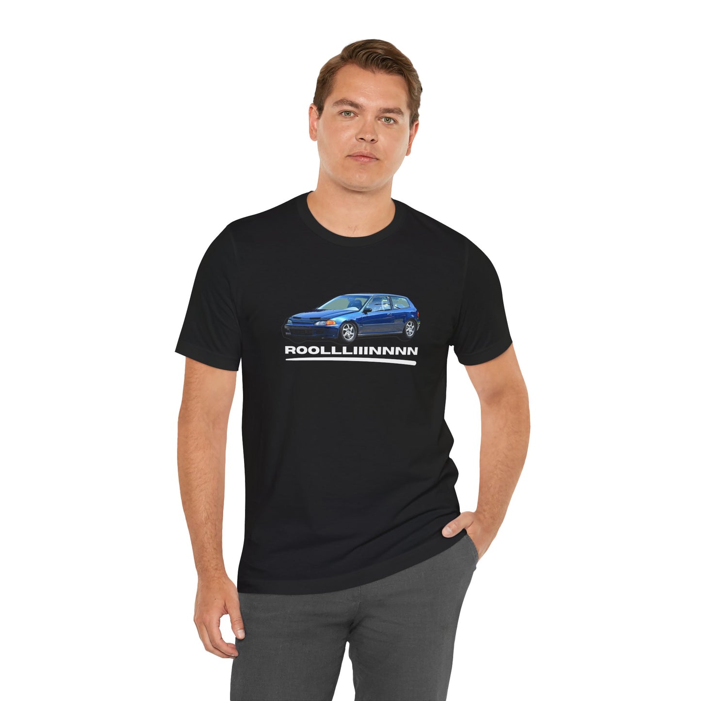 Unisex Jersey Short Sleeve Rolllllin Civic Hatchback Appreciation T-Shirt