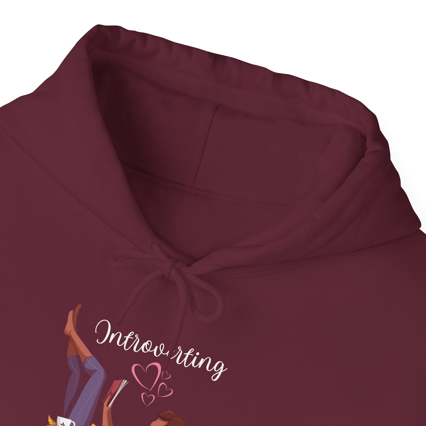 Unisex Introverting. Call Next Week Hooded Sweatshirt