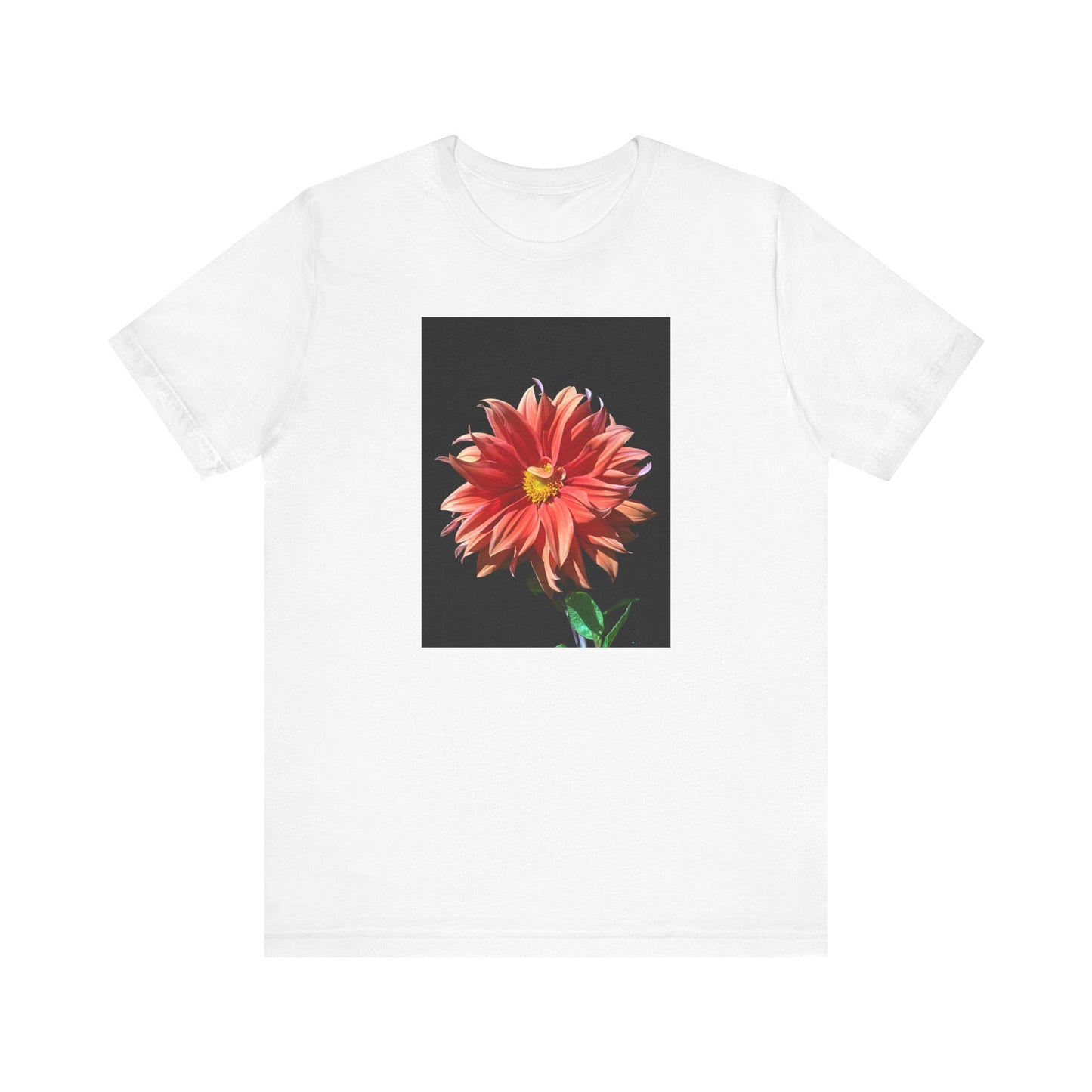 Unisex Jersey Short Sleeve Dahlia Flower T-Shirt