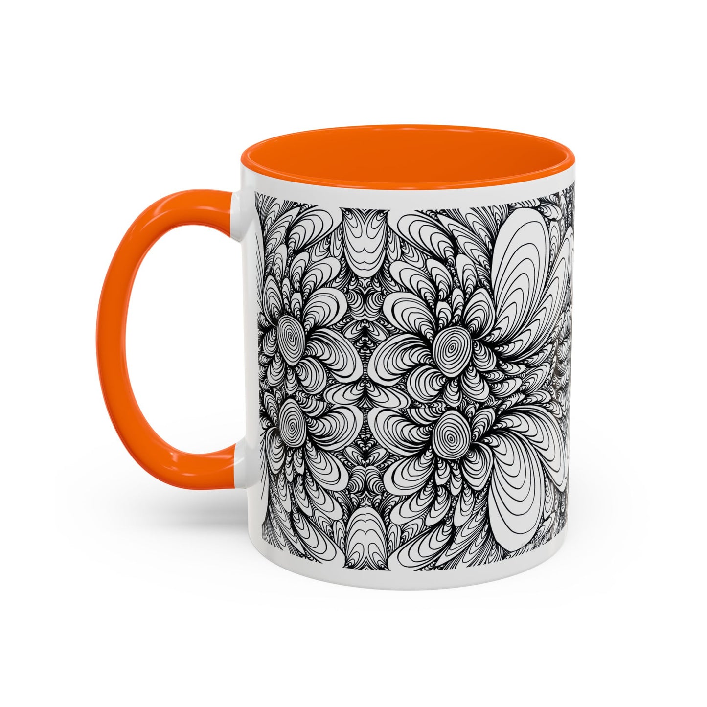 11oz/15oz Original Line Art Mug - Blooms