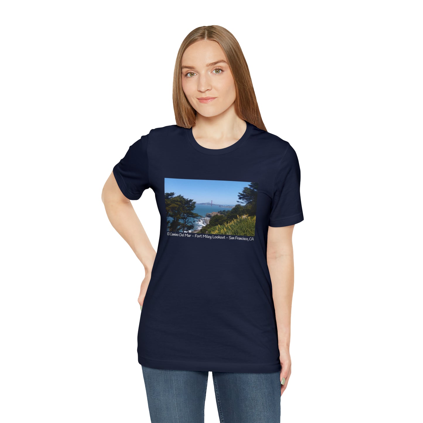 Unisex Jersey Short Sleeve El Camino Del Mar, San Francisco, California