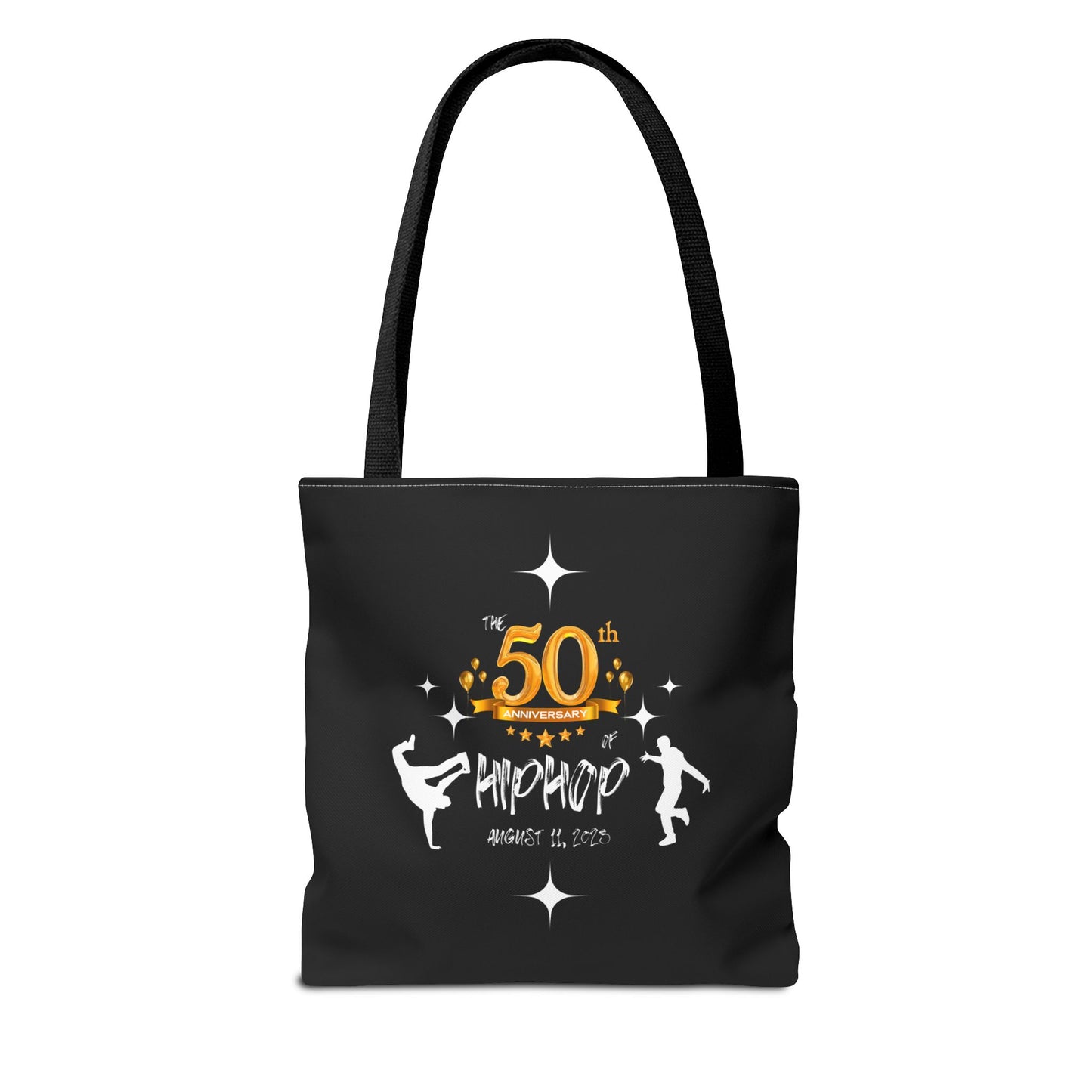 Unisex 50th Anniversary of HipHop August 11, 2023 Commemorative Tote Bag HipHop Anniversary Tote Music Fan Tote Bag Gift For DJ Music Lover