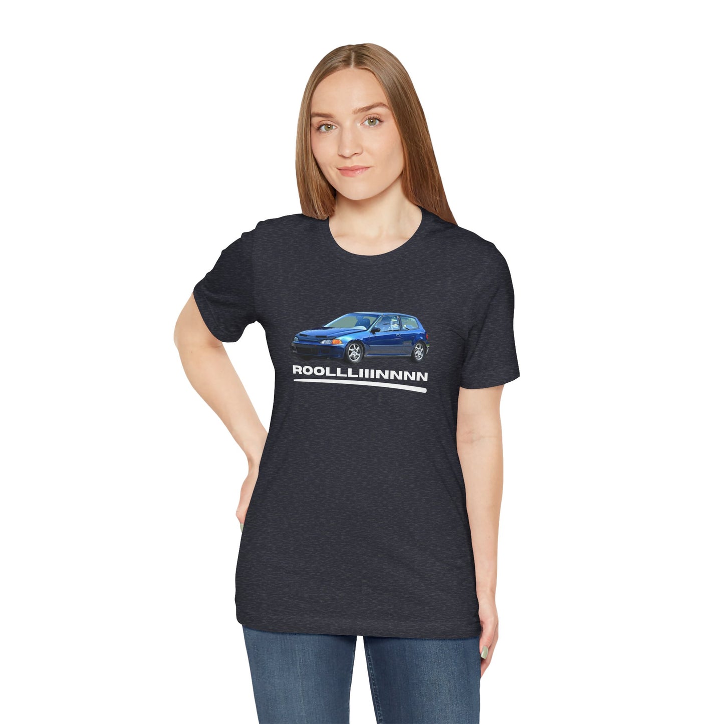 Unisex Jersey Short Sleeve Rolllllin Civic Hatchback Appreciation T-Shirt