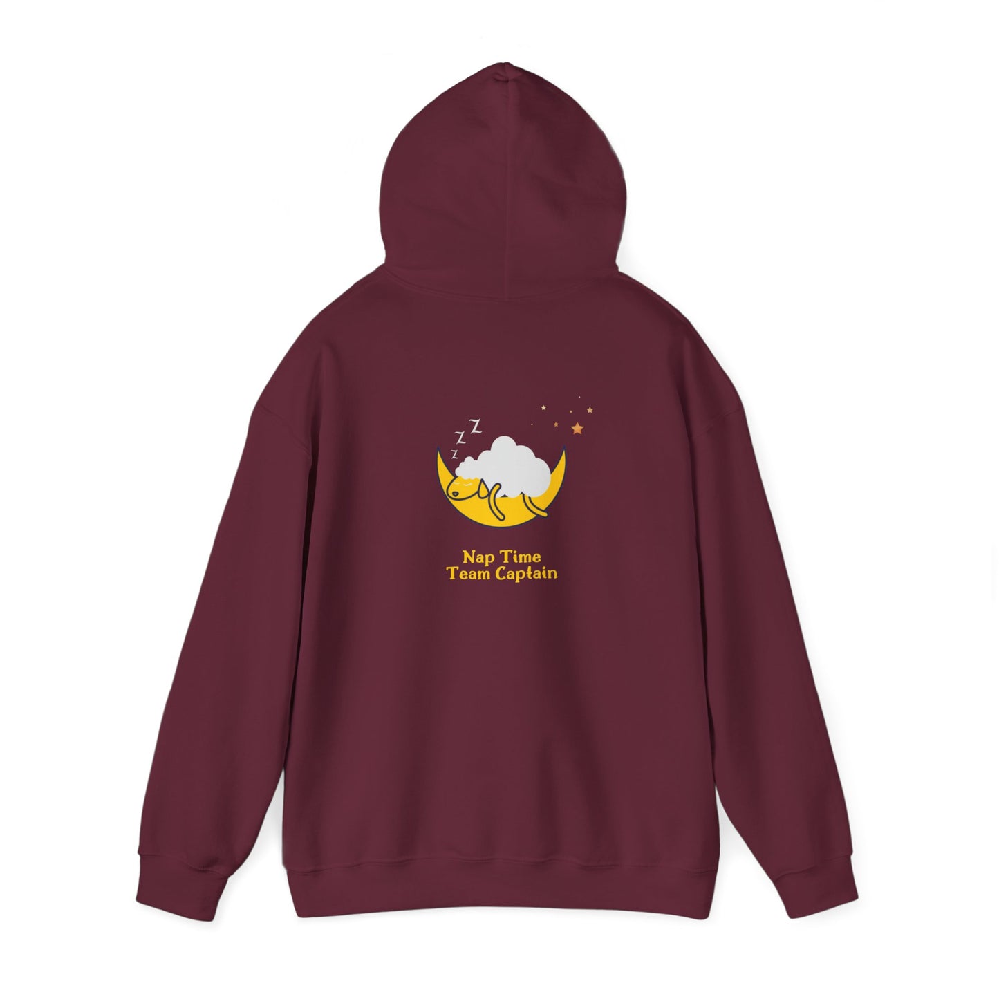 Unisex Heavy Blend™ Nap Time Team Captain Hooded Sweatshirt