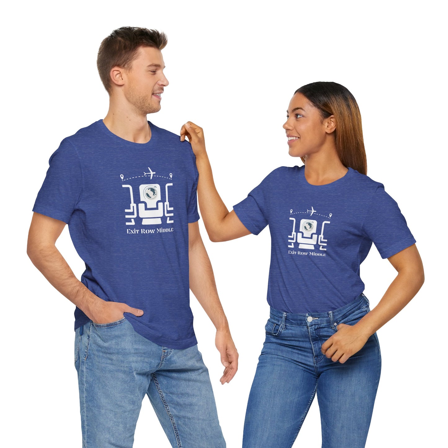 Unisex Jersey Short Sleeve Exit Row Middle Travel T-Shirt