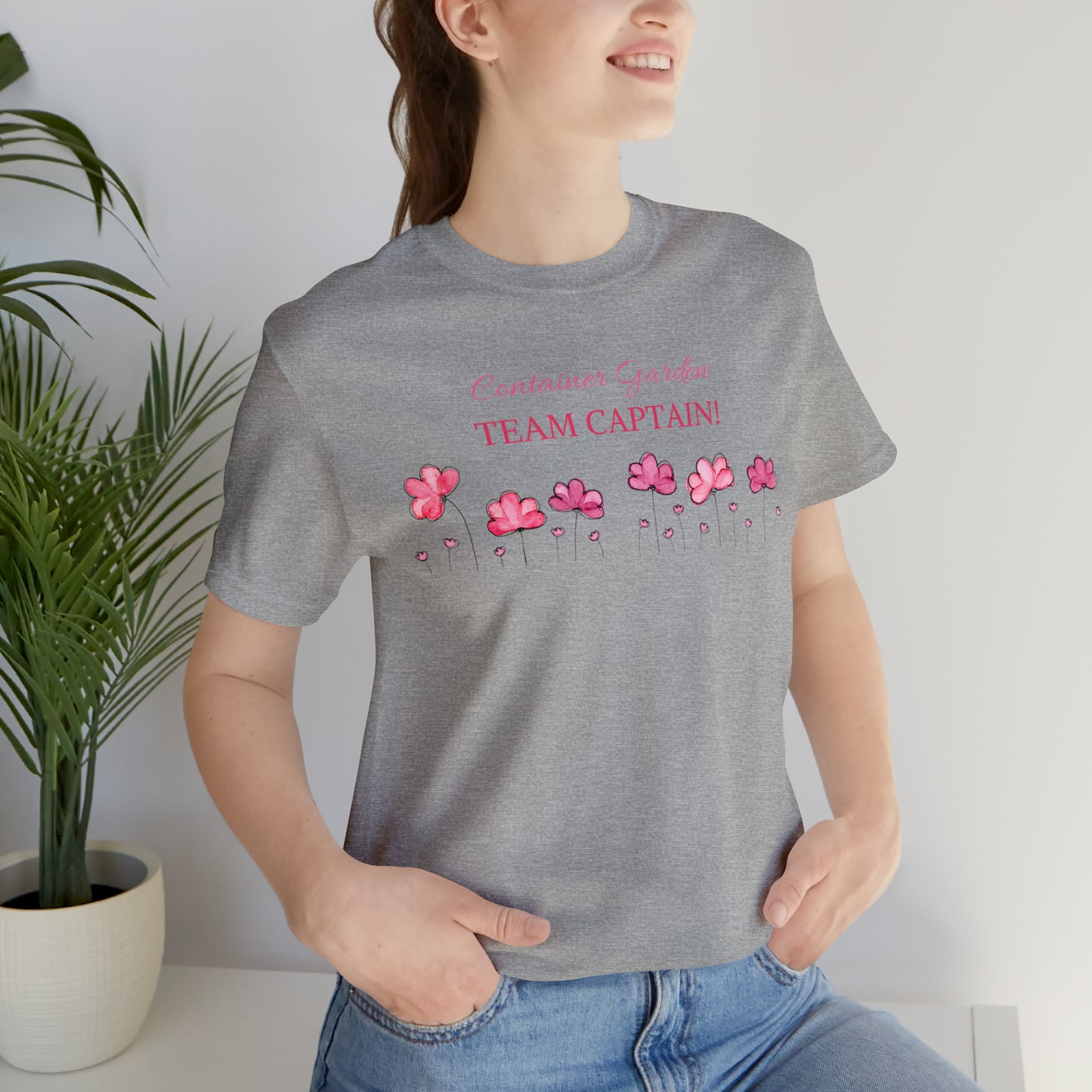 Unisex Gardening Shirt, Container Garden Team Captain T-Shirt