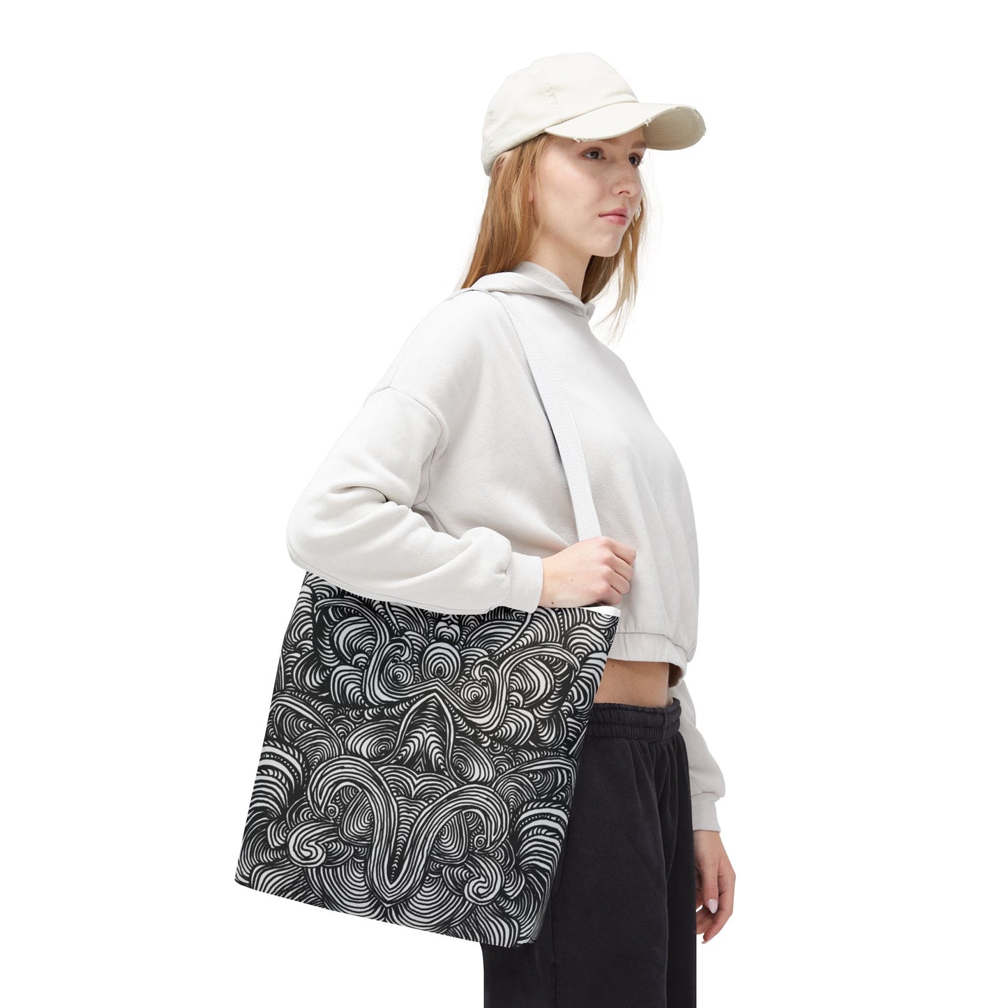 Unisex Original Line Art All Over Print Tote Bag - Mirage