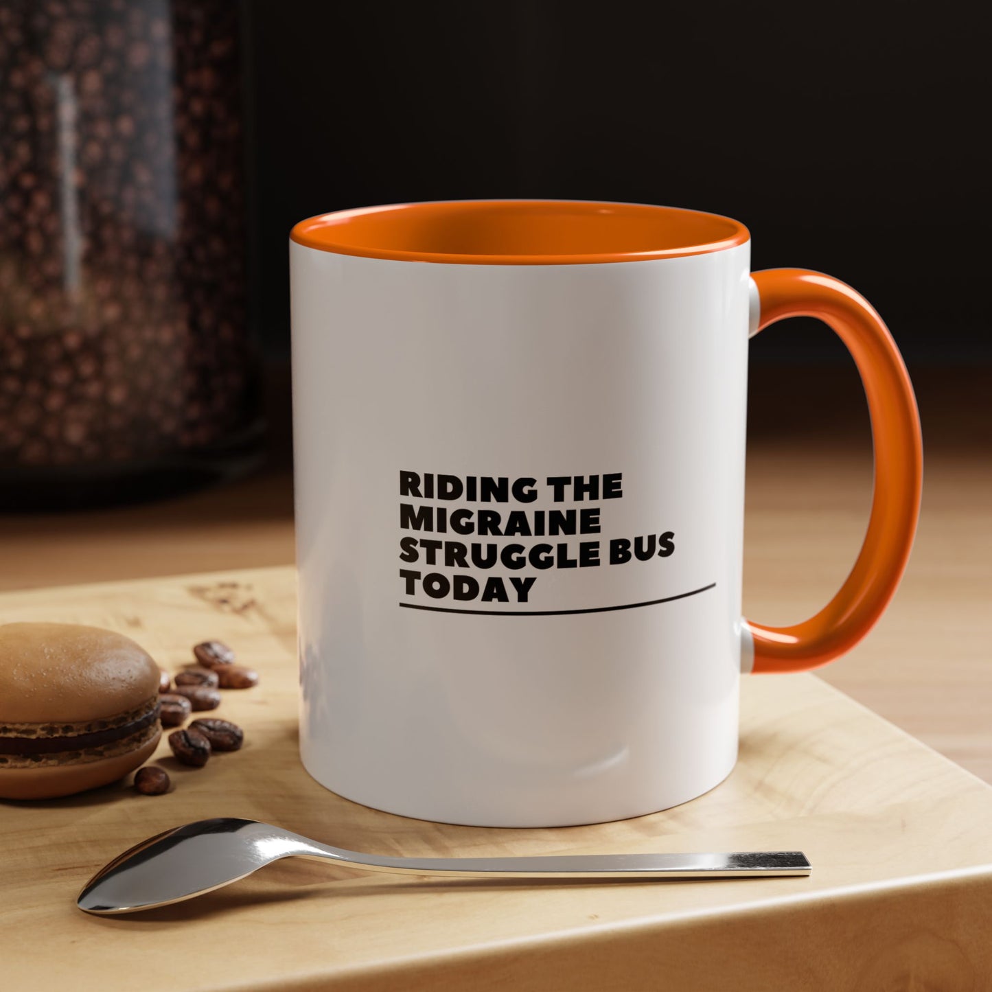 11oz/15oz Migraine Day Invisible Illness Warrior Riding The Migraine Struggle Bus Coffee Mug