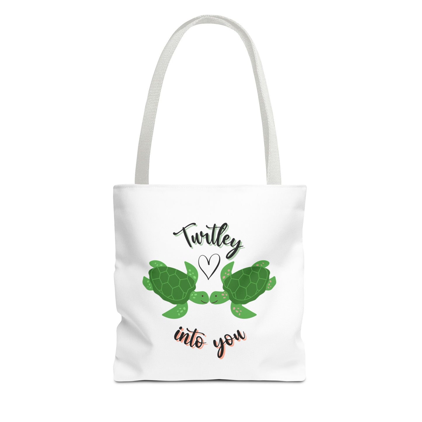 Unisex Cute Turtle Lover Turtley Into You Tote Bag