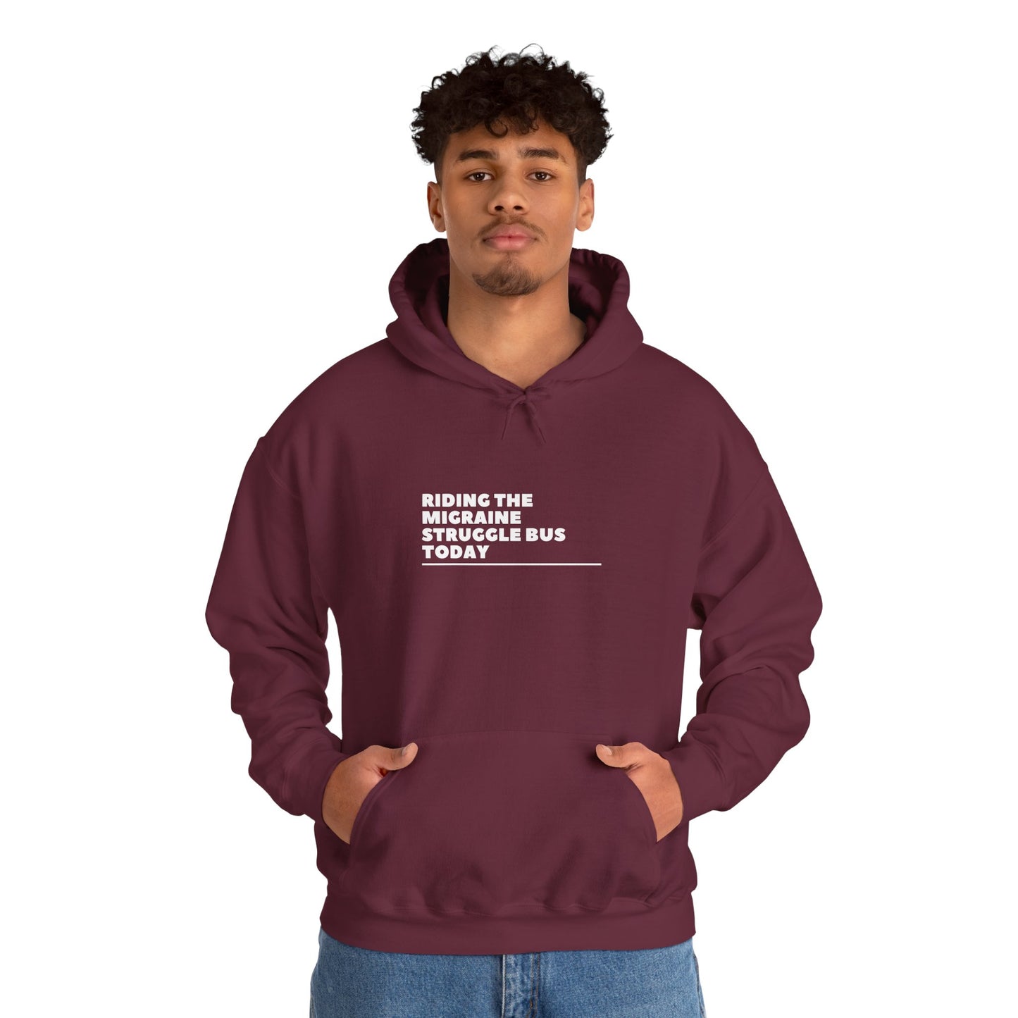 Unisex Migraine Day Invisible Illness Warrior Hooded Sweatshirt