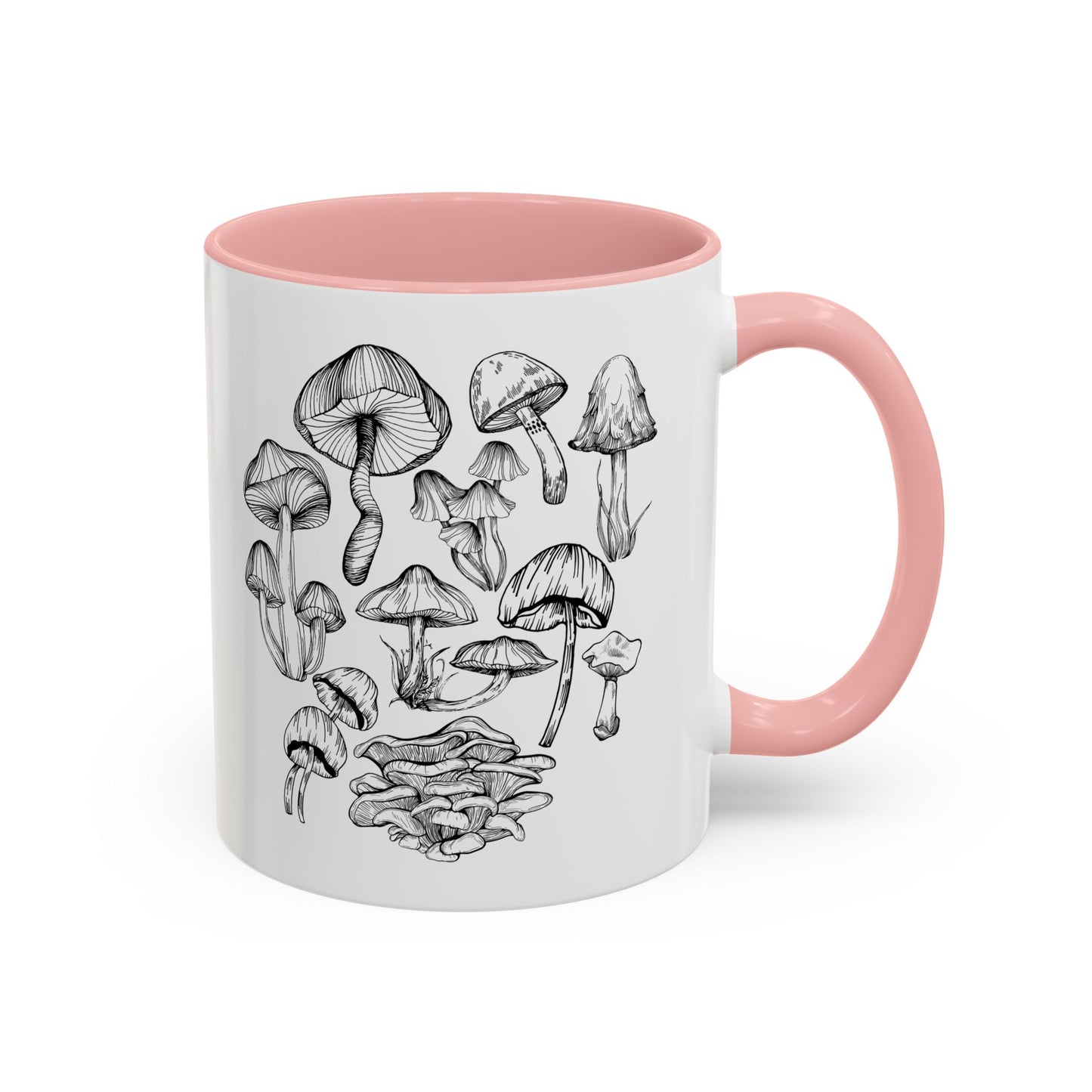 11oz/15oz Mushroom Lover Fungi Print Toadstool Coffee Mug