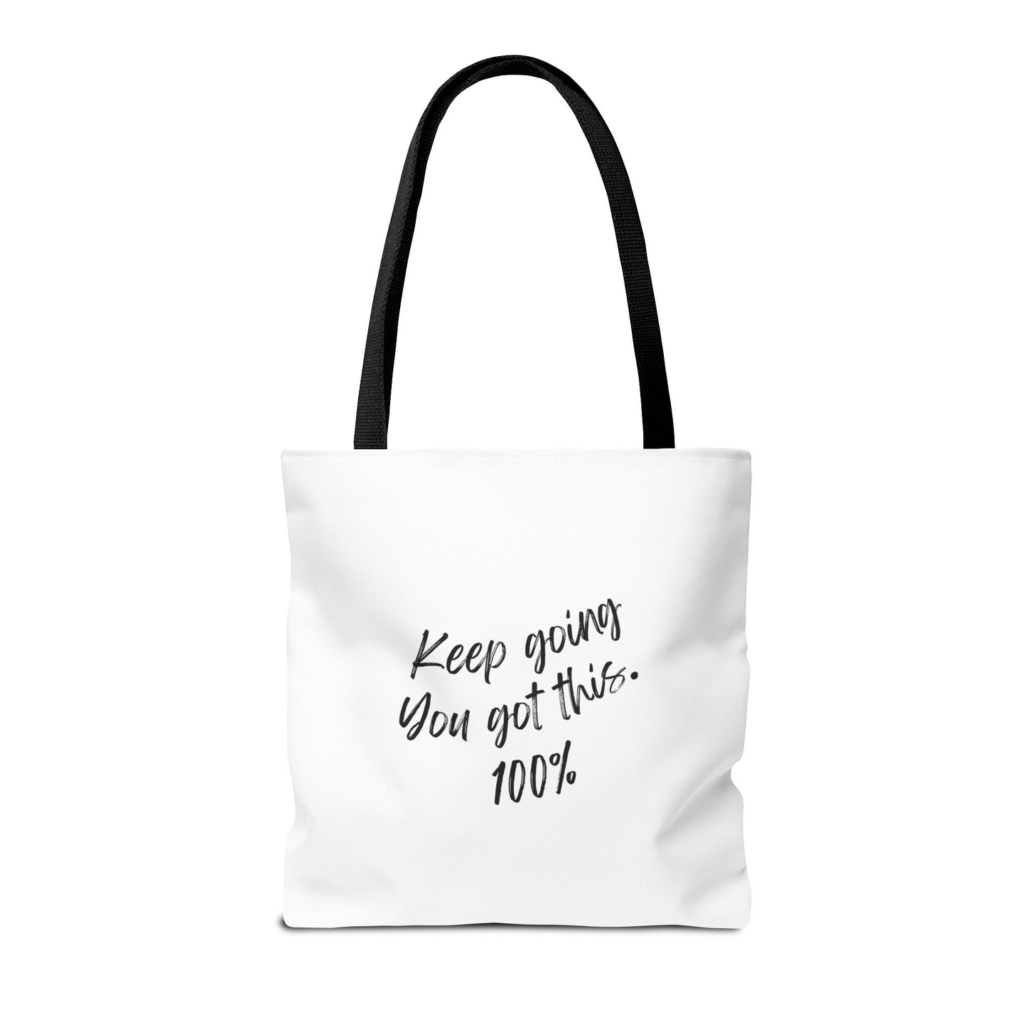 Unisex Positive Motivational Words of Encouragement Mental Health Awareness Reusable Tote Bag