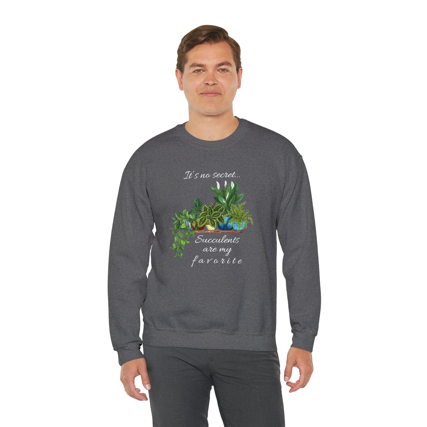 Unisex Garden Themed Succulents Are My Favorite Sweatshirt