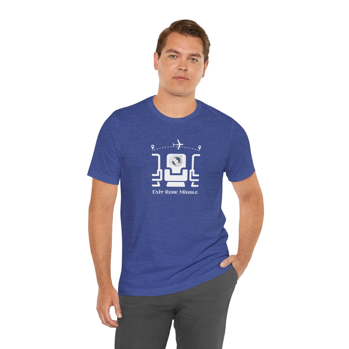 Unisex Jersey Short Sleeve Exit Row Middle Travel T-Shirt