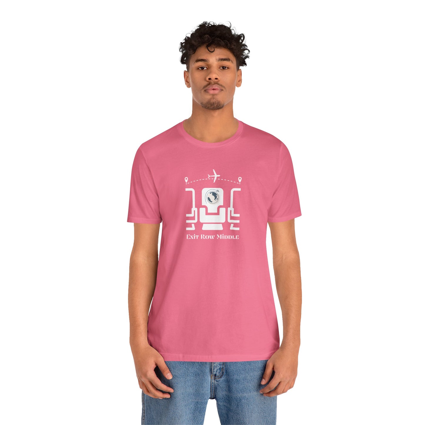 Unisex Jersey Short Sleeve Exit Row Middle Travel T-Shirt