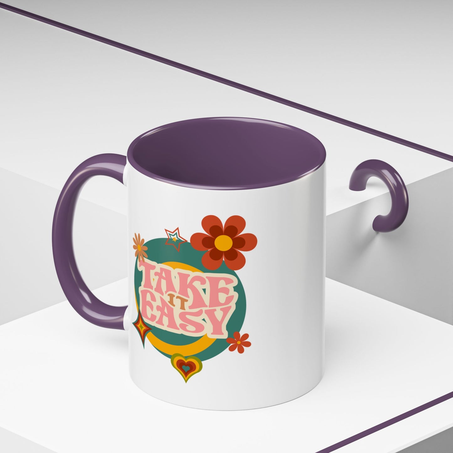 11oz/15oz Retro Vibes Take It Easy Coffee Mug