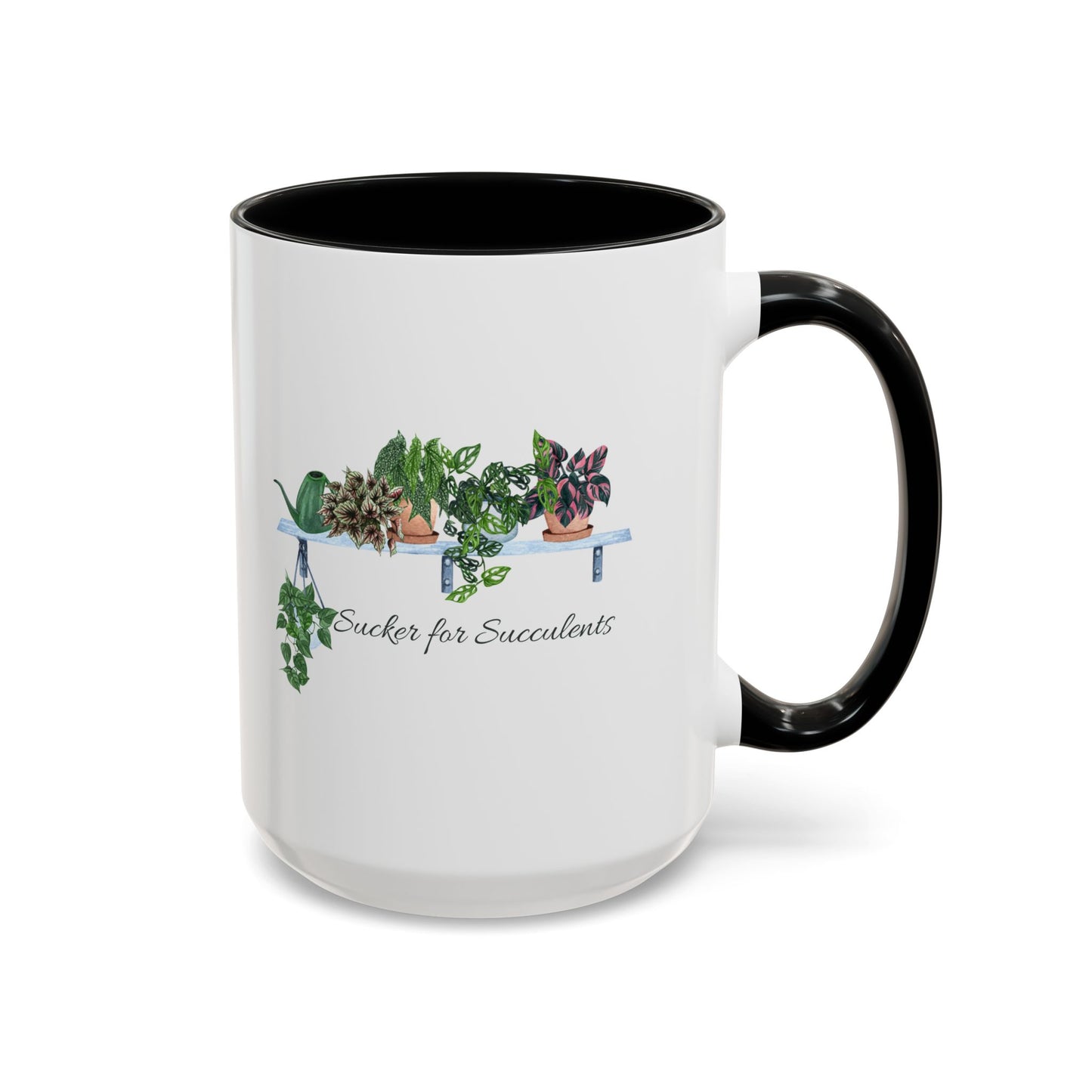 11oz/15oz Garden Themed Coffee Mug Sucker for Succulents