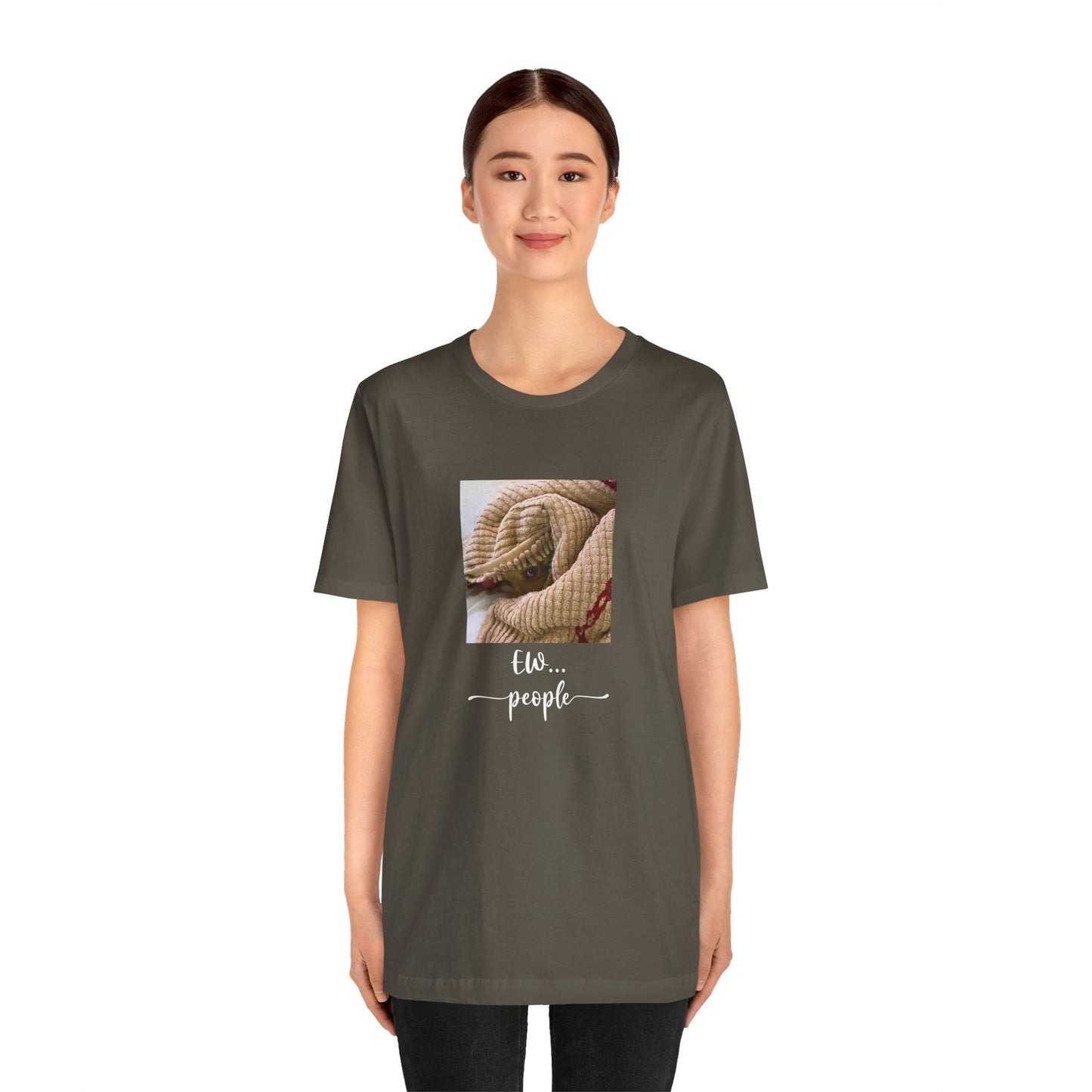 Unisex EW People Introvert Hiding Chihuahua T-Shirt