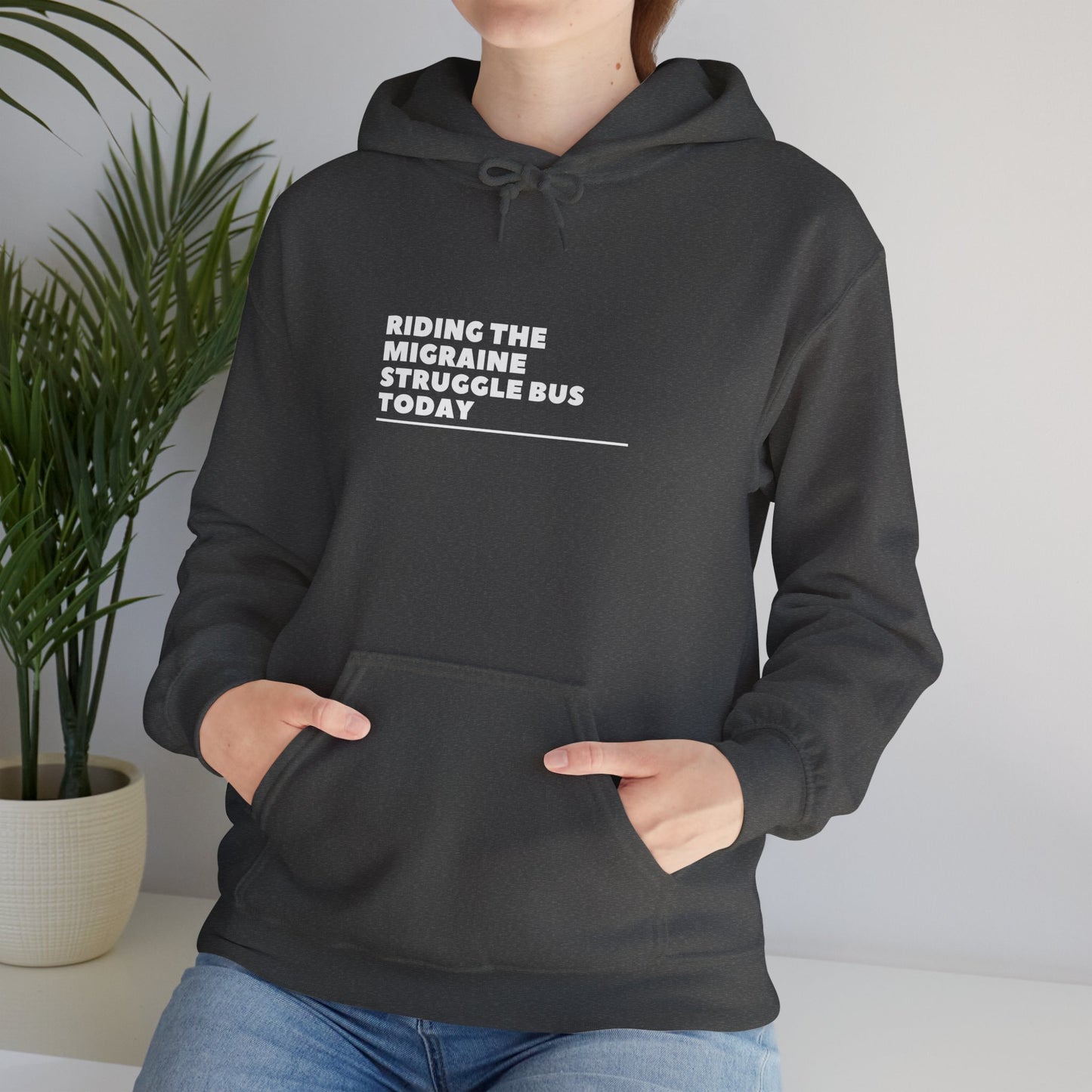 Unisex Migraine Day Invisible Illness Warrior Hooded Sweatshirt