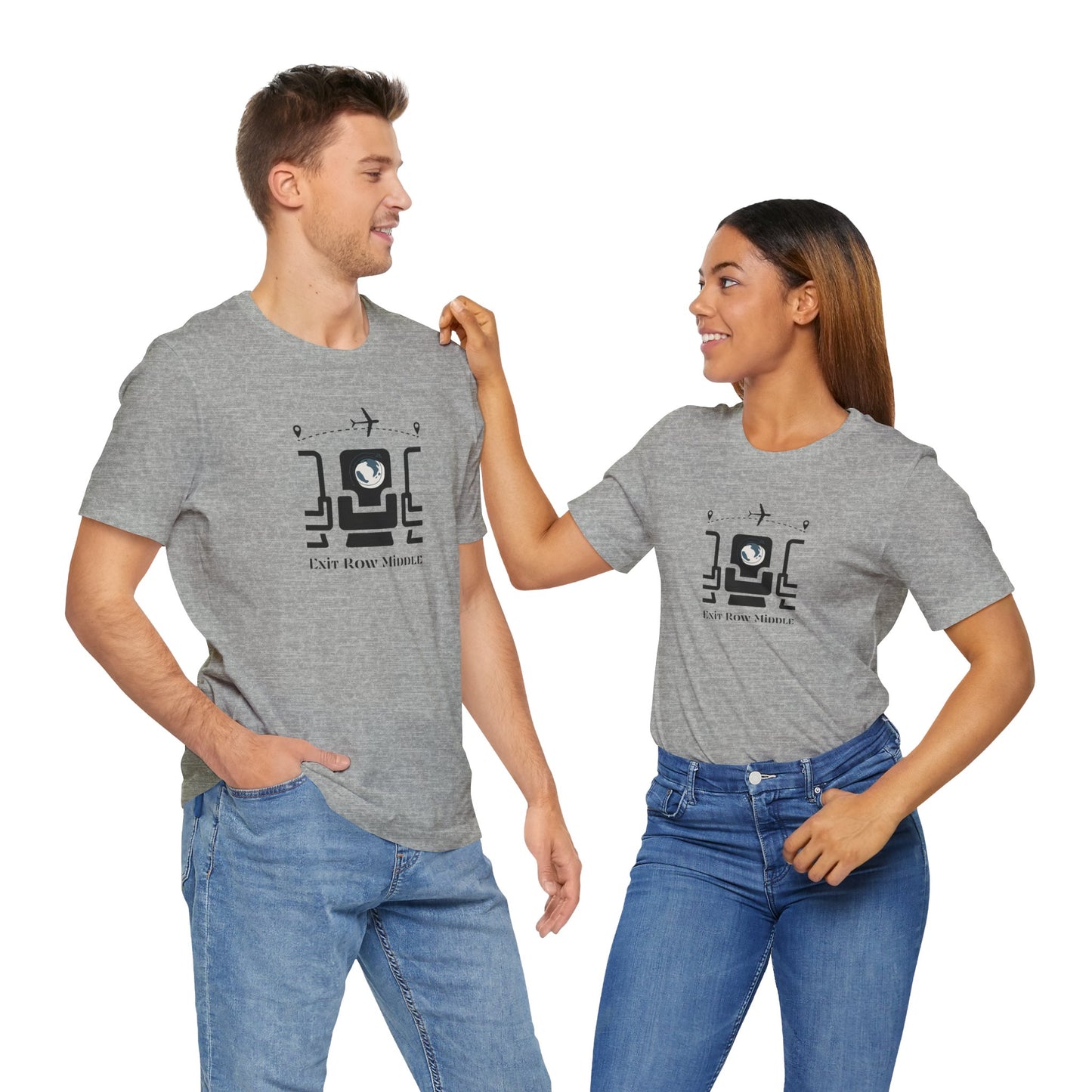 Unisex Jersey Short Sleeve Exit Row Middle Travel T-Shirt