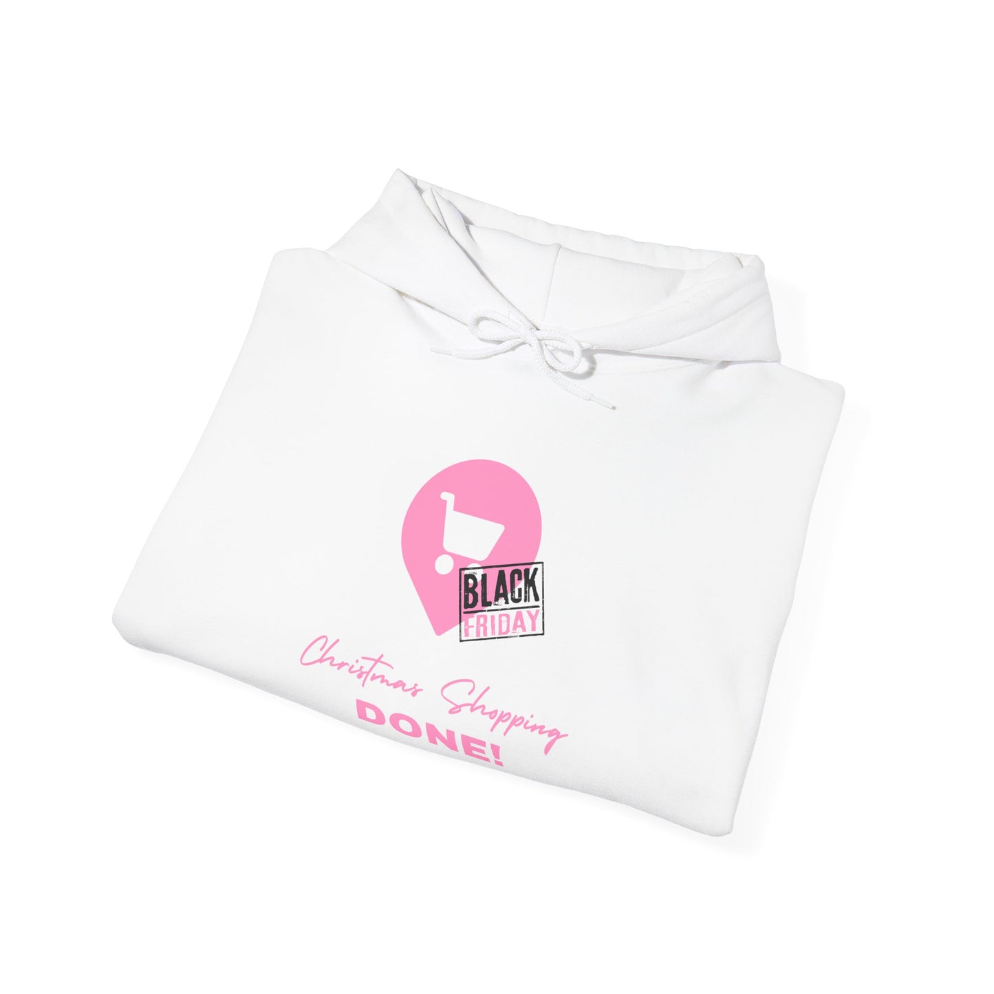 Unisex Black Friday Christmas Shopping DONE! Heavy Blend™ Hooded Sweatshirt