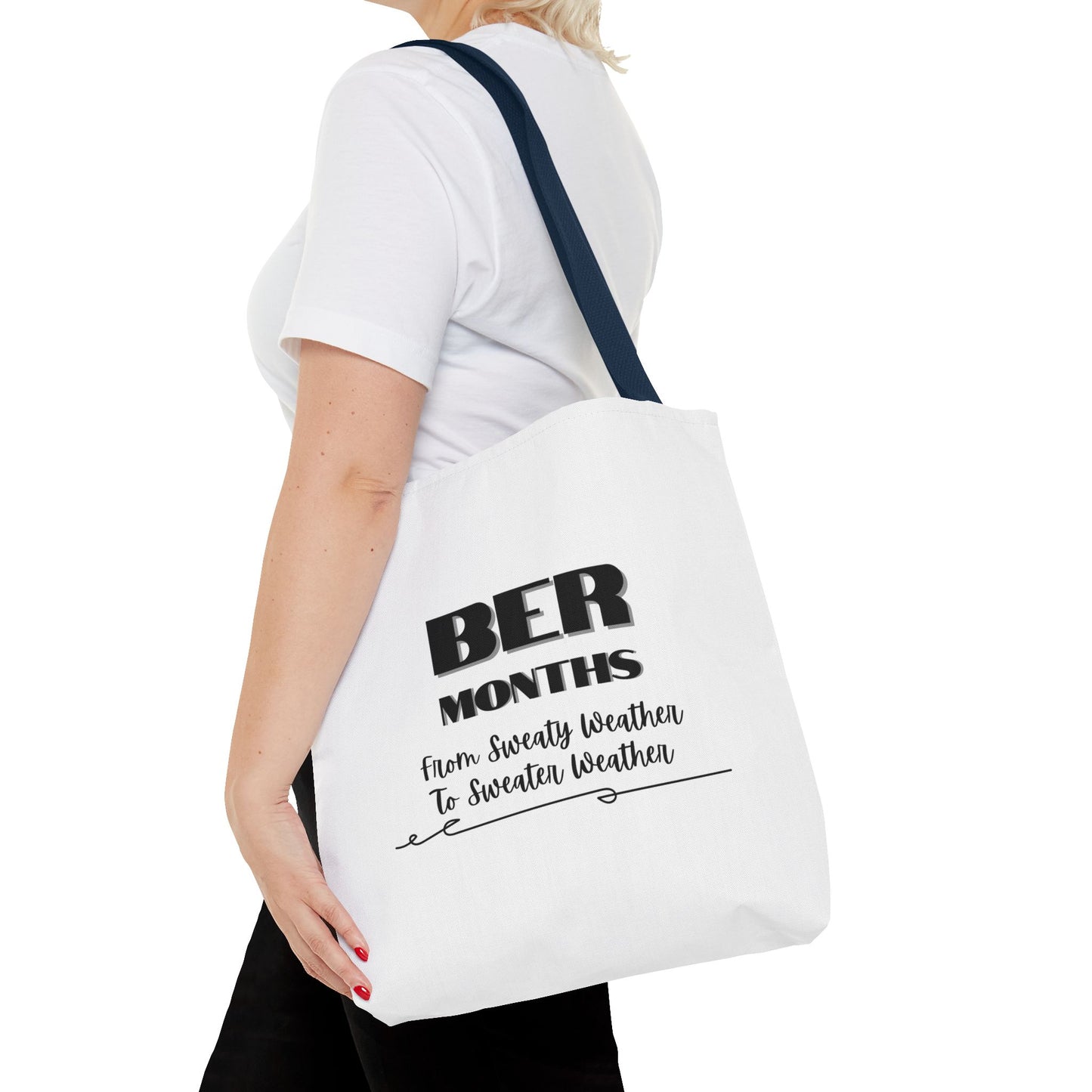 Unisex BER Months Tote Bag Autumn Fall September October November December Tote Bag Favorite Months Tote Bag