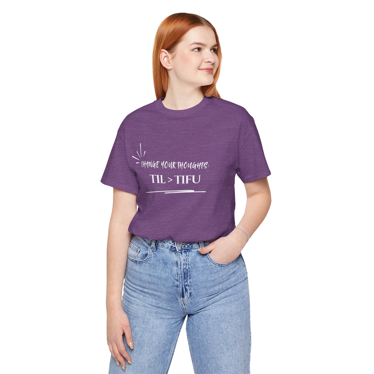Unisex Self Love Positive Self Talk and Thoughts Mental Health Awareness and Positivity T-Shirt TIL>TIFU
