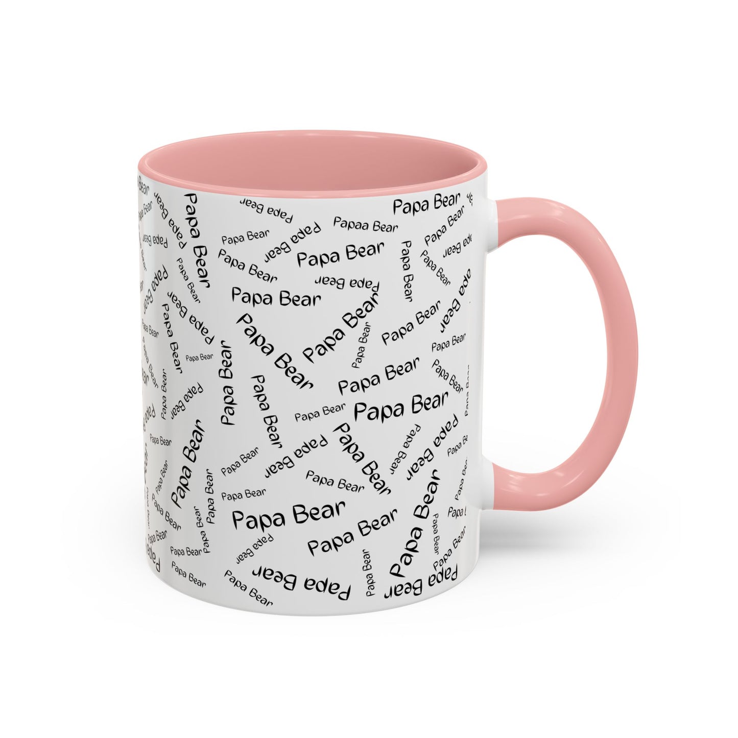 11oz/15oz Papa Bear Word Scramble Coffee Mug