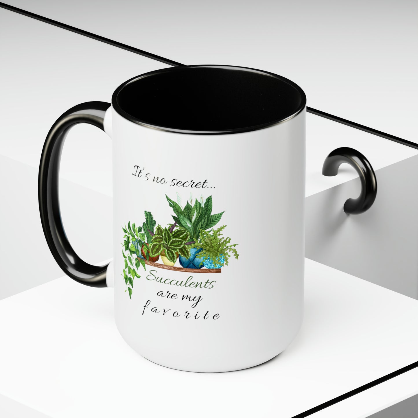 15oz Garden Themed Coffee Mug - Succulents Are My Favorite