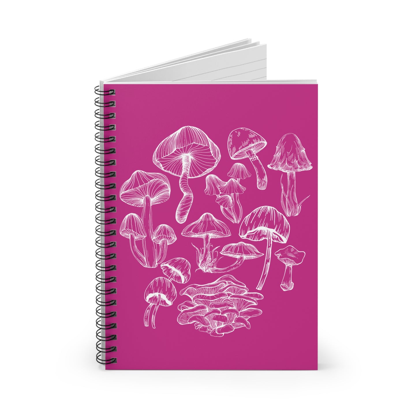 Mushroom Lover Fungi Print Toadstool Spiral Notebook