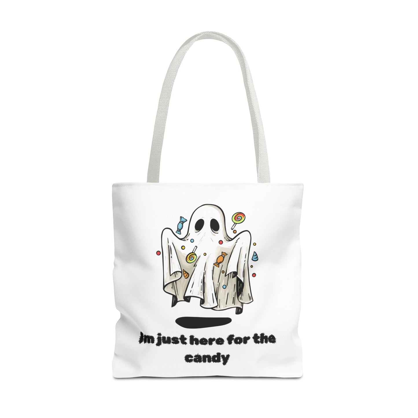 Cute Ghost Halloween Lover Spooky Season Trick or Treating Candy Bag Fall Themed Reusable Lunch Bag