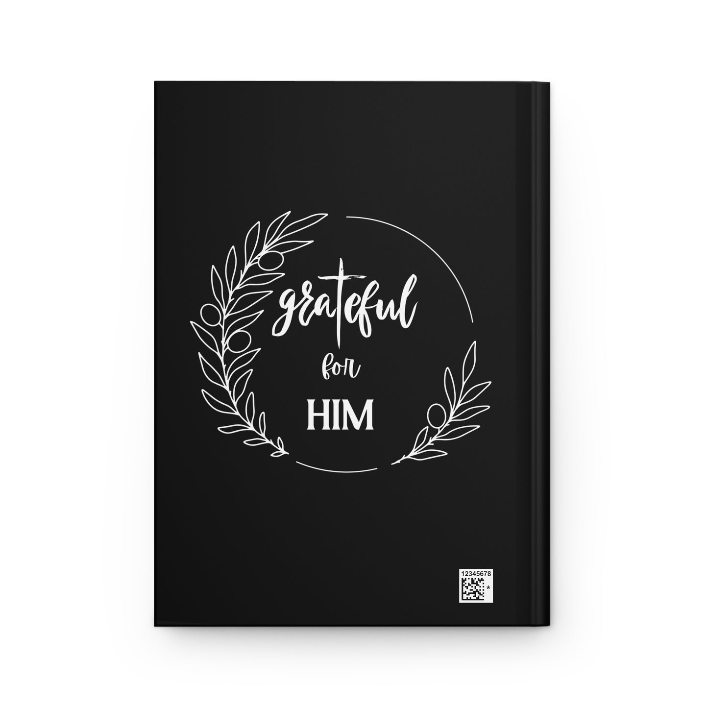 Hardcover Journal Matte Round Motif graTeful for HIM Everyday Carry
