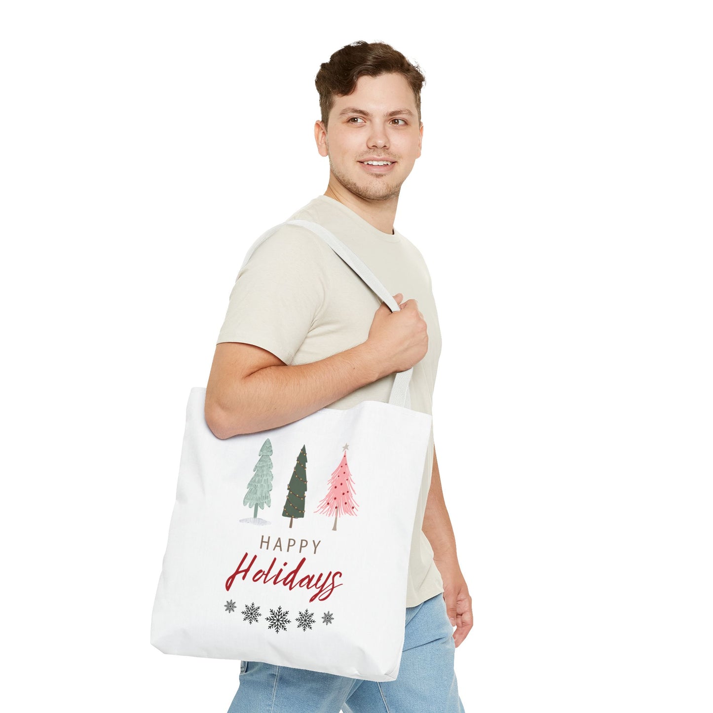 Unisex Happy Holidays Seasons Greetings Fall Tote Bag