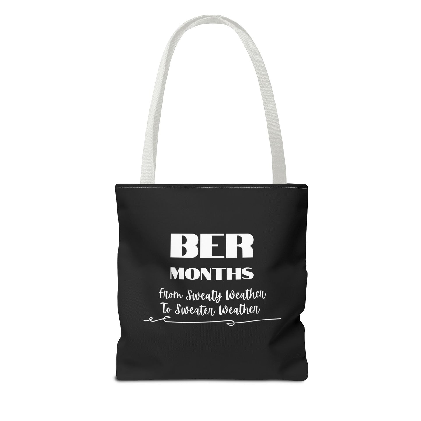 Unisex BER Months Tote Bag Autumn September October November December Tote Bag Favorite Months Tote Bag