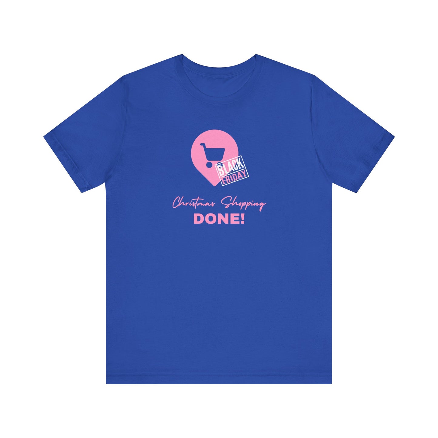 Unisex Jersey Short Sleeve Black Friday Christmas Shopping T-Shirt