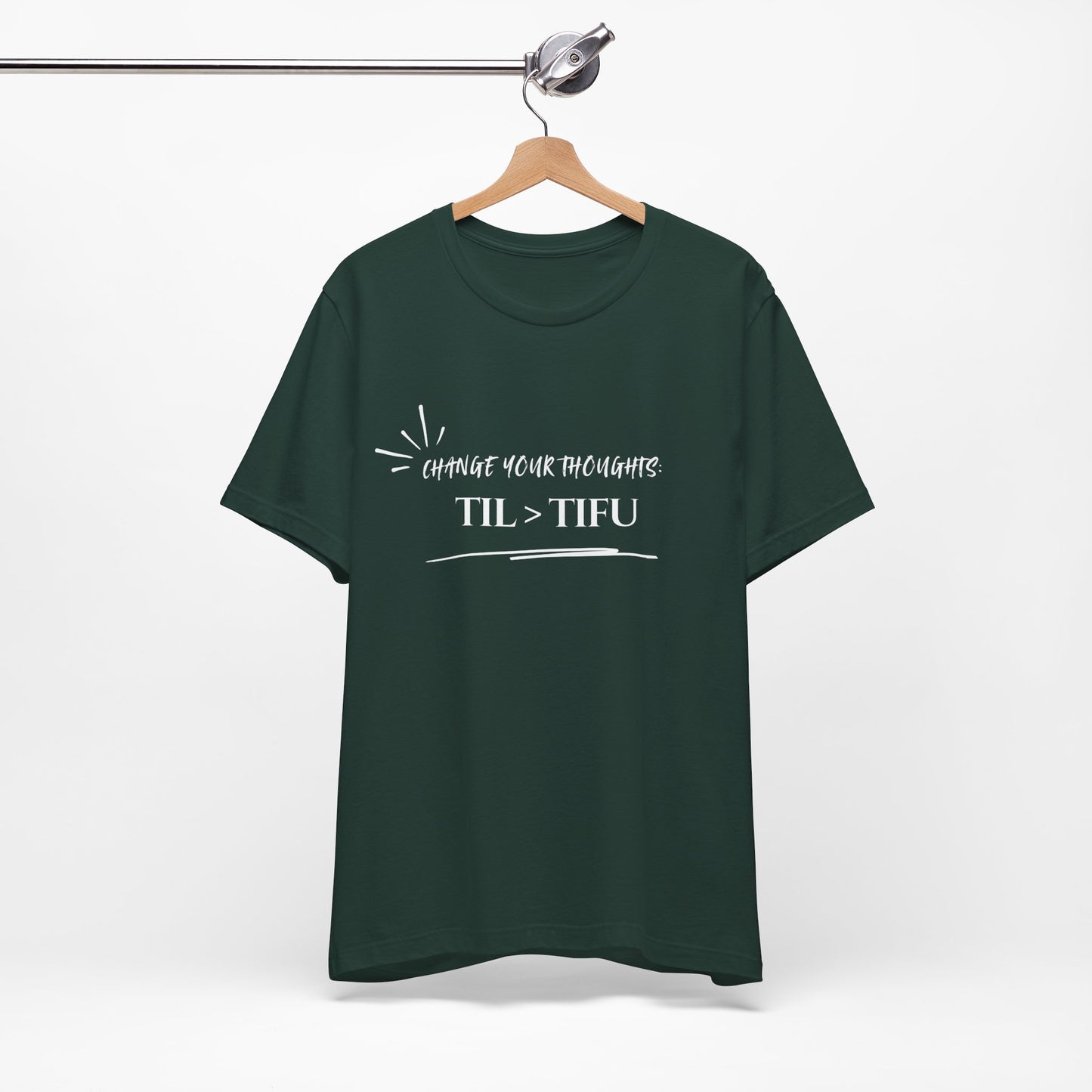 Unisex Self Love Positive Self Talk and Thoughts Mental Health Awareness and Positivity T-Shirt TIL>TIFU