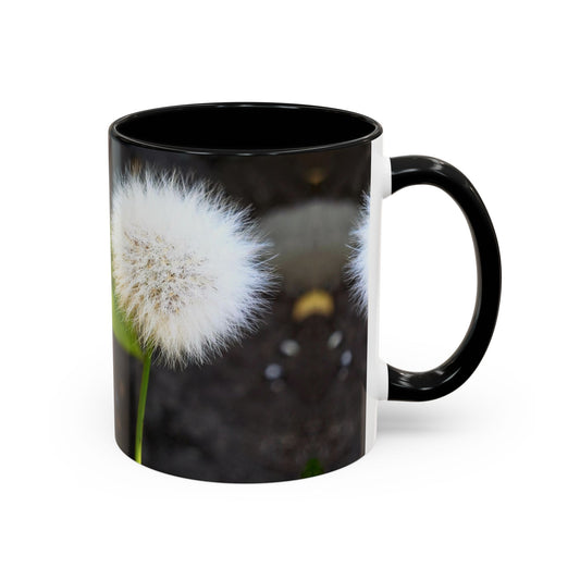 11oz/15oz Garden Themed Dandelion Flower Coffee Mug
