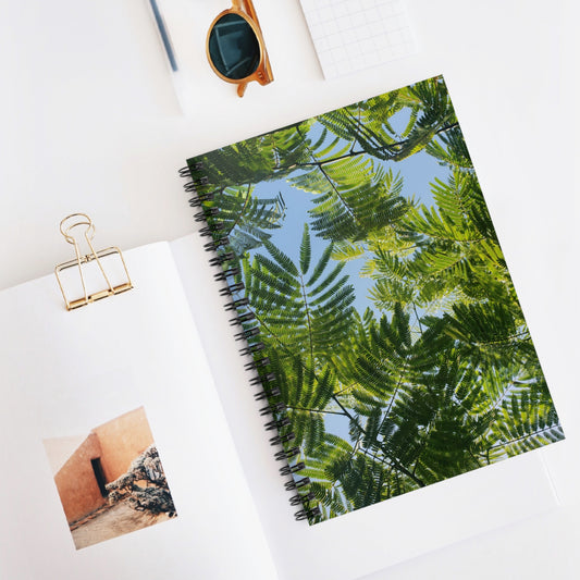 Spiral Notebook - Original Print Silk Canopy