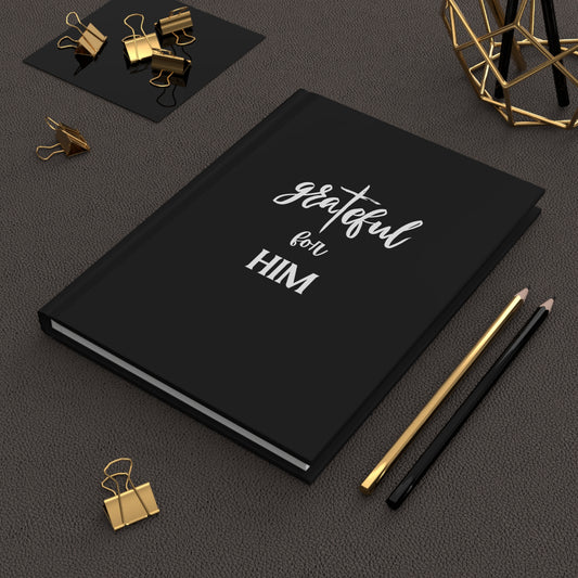 Hardcover Journal Matte graTeful for HIM Everyday Carry