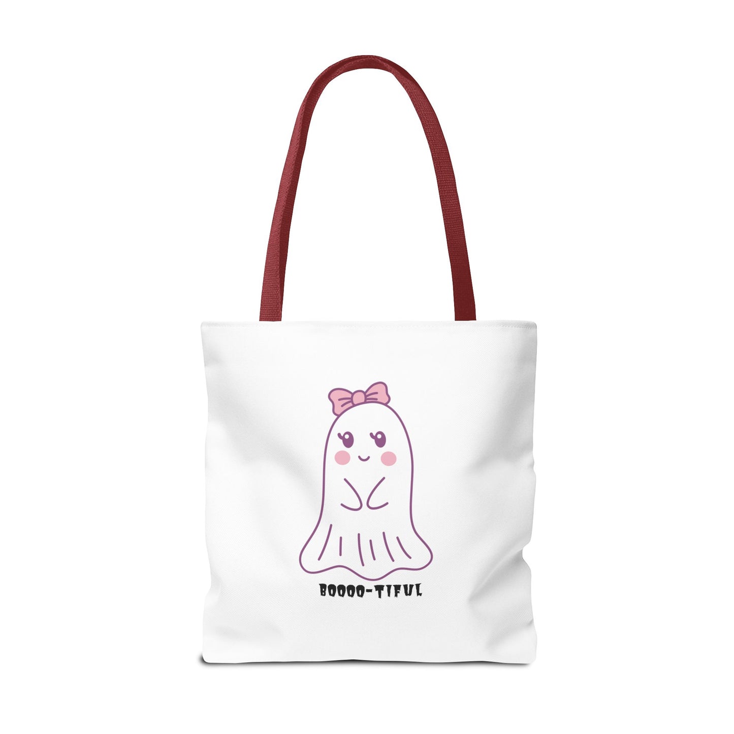 Cute Ghost Halloween Lover Spooky Season Tote Trick or Treating Candy Bag Fall Themed Reusable Lunch Tote