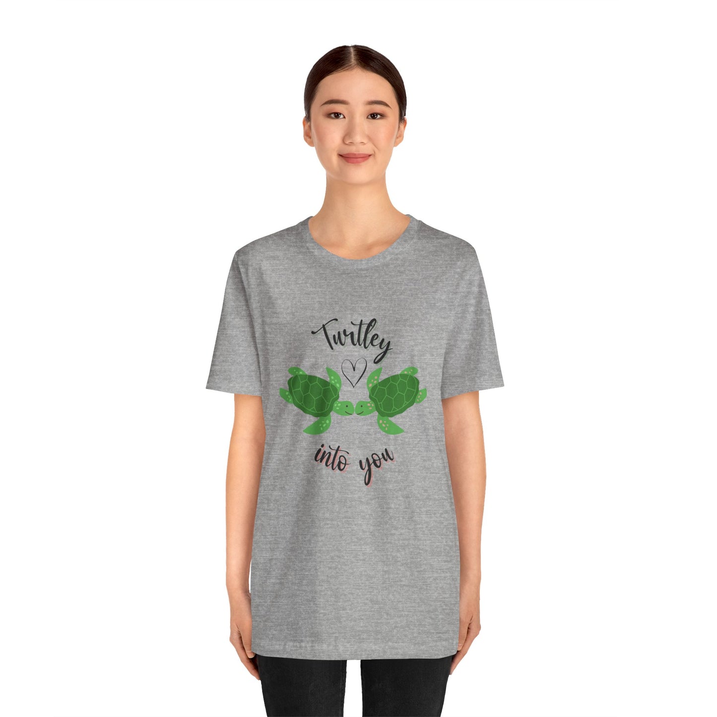 Unisex Cute Turtle Lover Turtley Into You T-Shirt