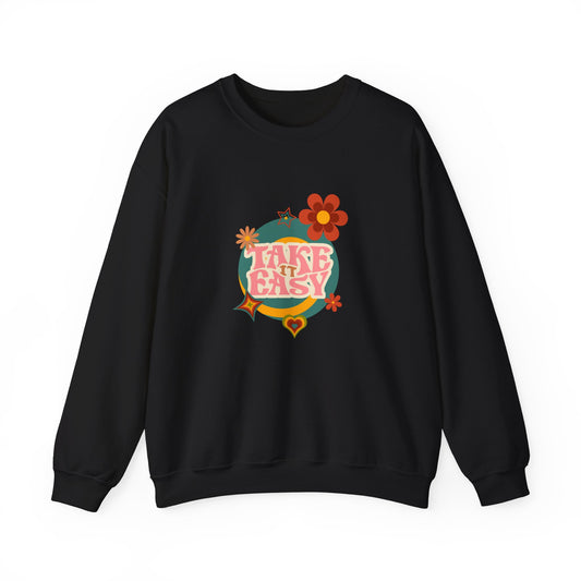 Unisex Retro Vibes Take It Easy Sweatshirt