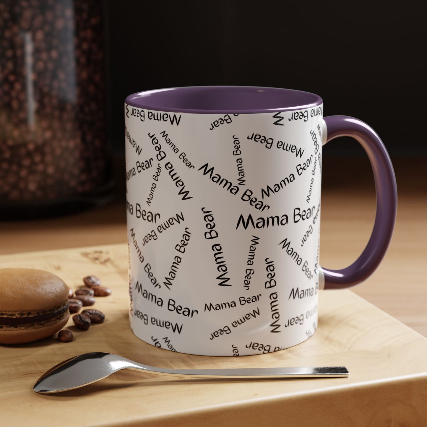 11oz /15oz Mama Bear Word Scramble Coffee Mug