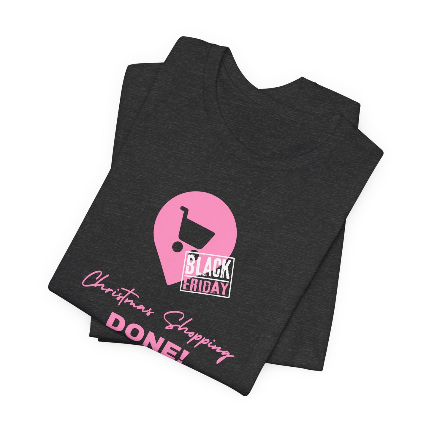 Unisex Jersey Short Sleeve Black Friday Christmas Shopping T-Shirt
